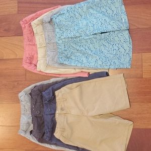 8 pairs of Cat & Jack Boys' quick dry hybrid shorts size 7